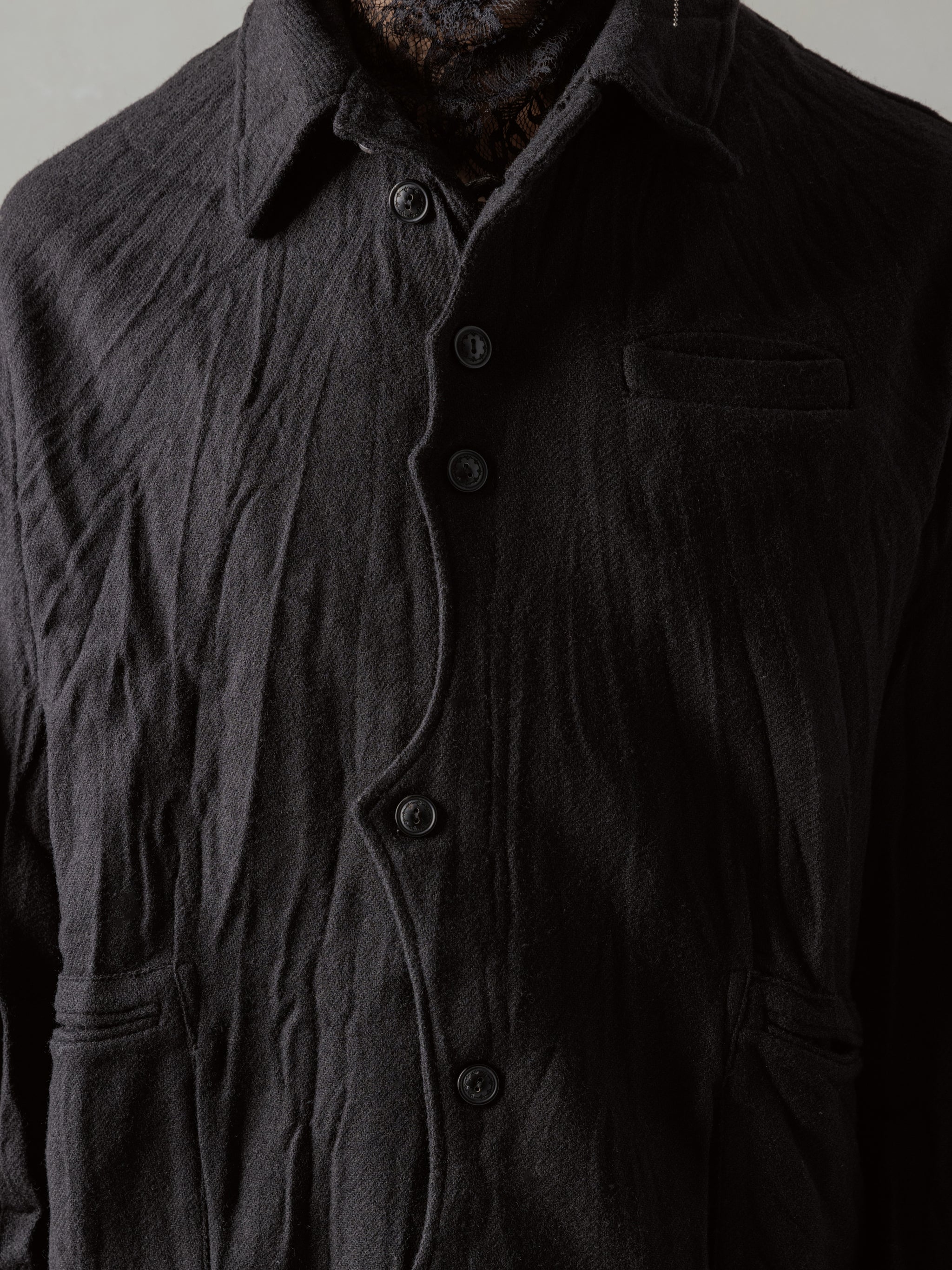 新品L MASSES × PORKCHOP 24AW WOOL JACKET 新品L MASSES × PORKCHOP 24AW WOOL JACKET 新品L MASSES