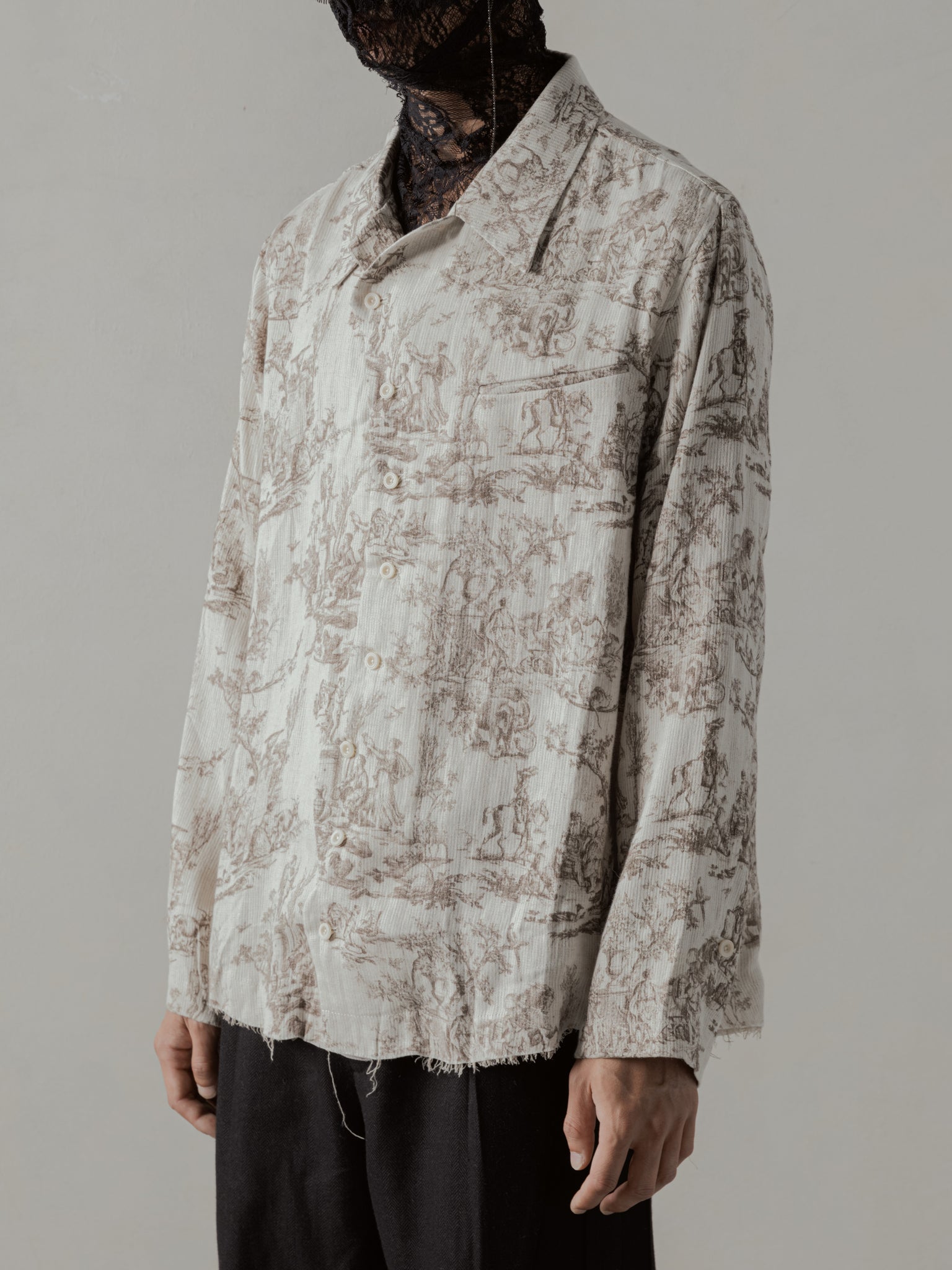 24FW｜Seasonal Print LS (Beige)