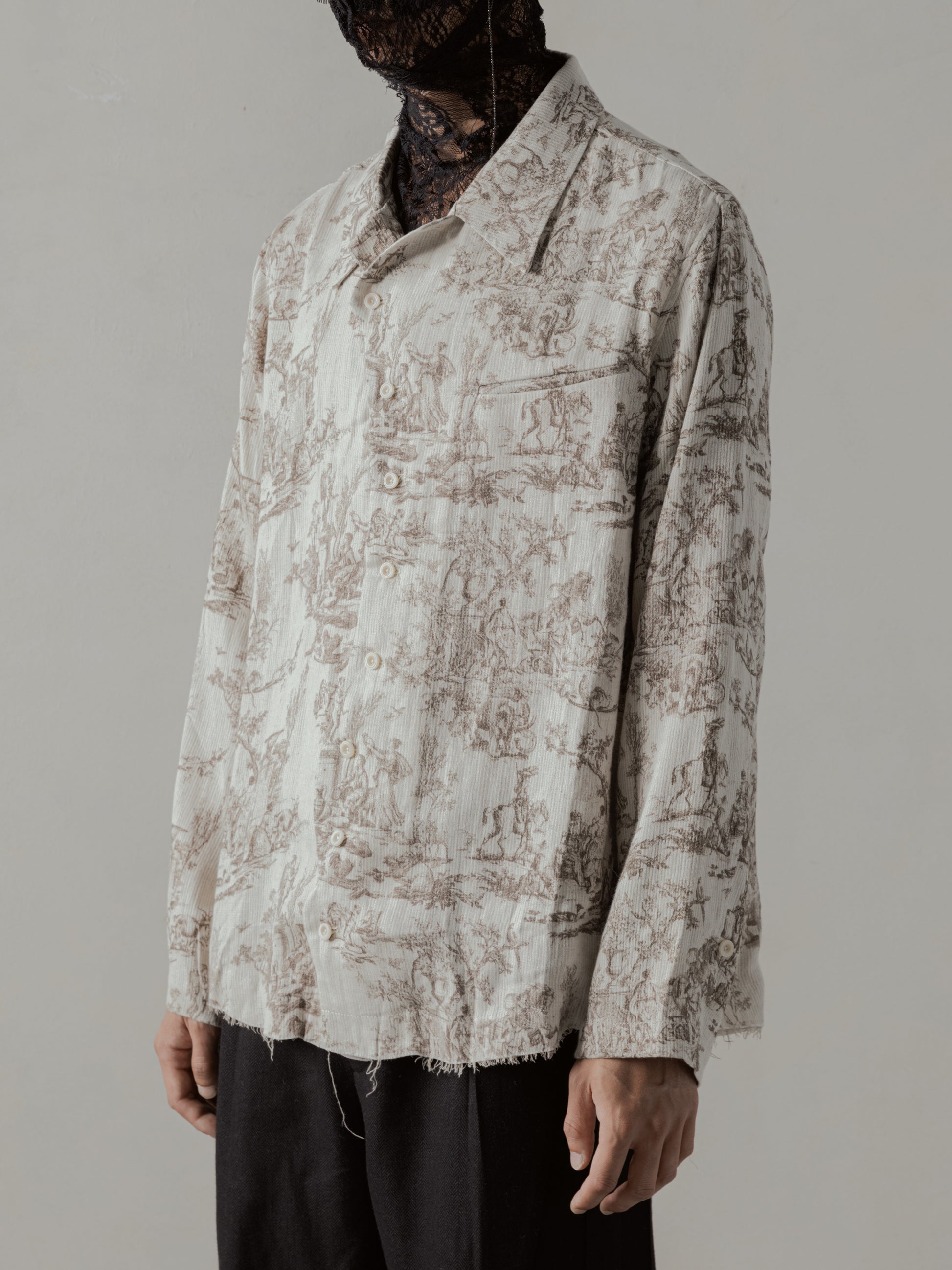 24FW｜Seasonal Print LS (Beige)