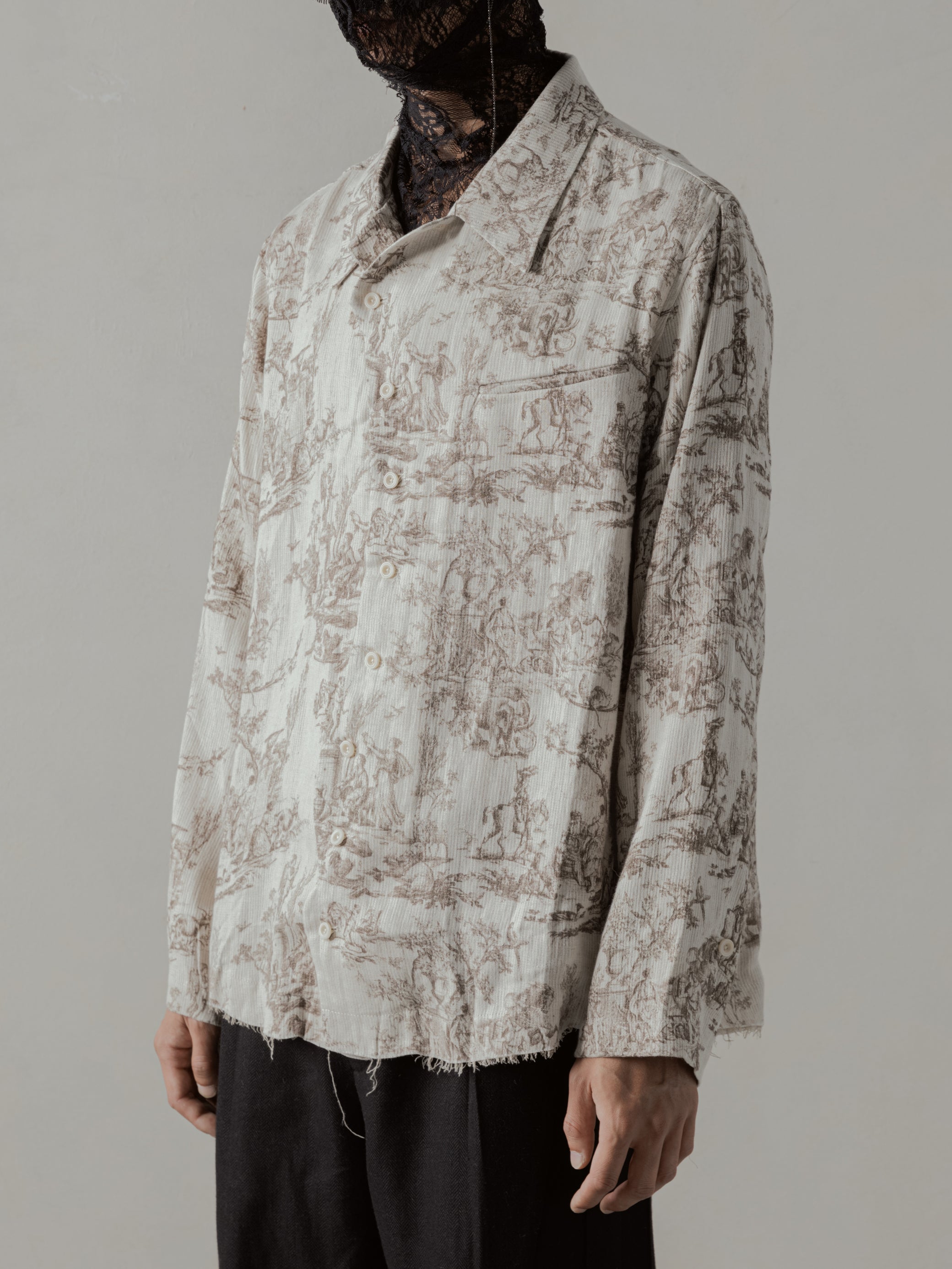 24FW｜Seasonal Print LS (Beige)