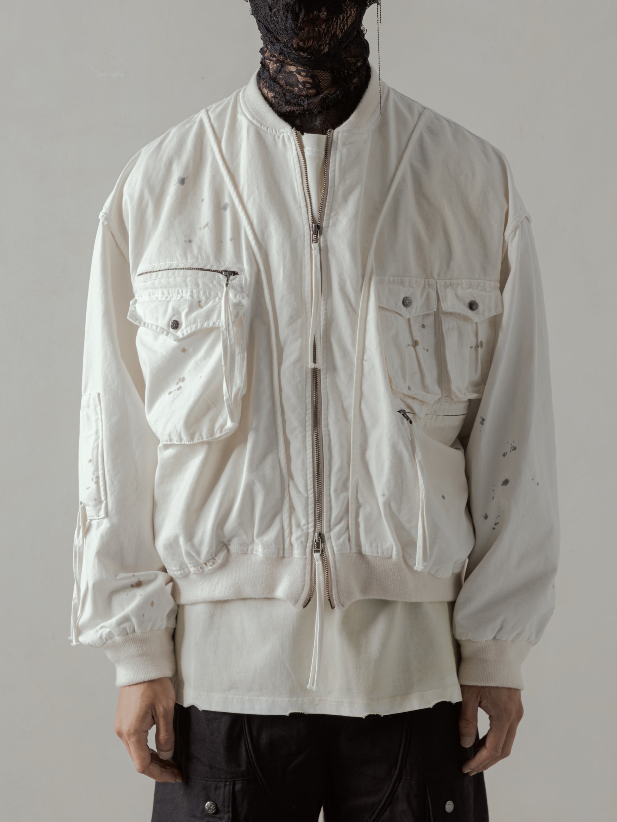 24FW｜Parachute Cargo Bomber (Beige)