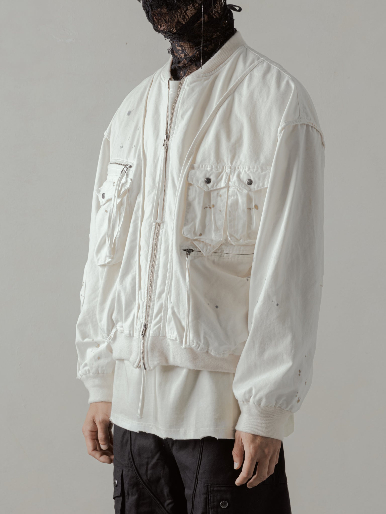 24FW｜Parachute Cargo Bomber (Beige)