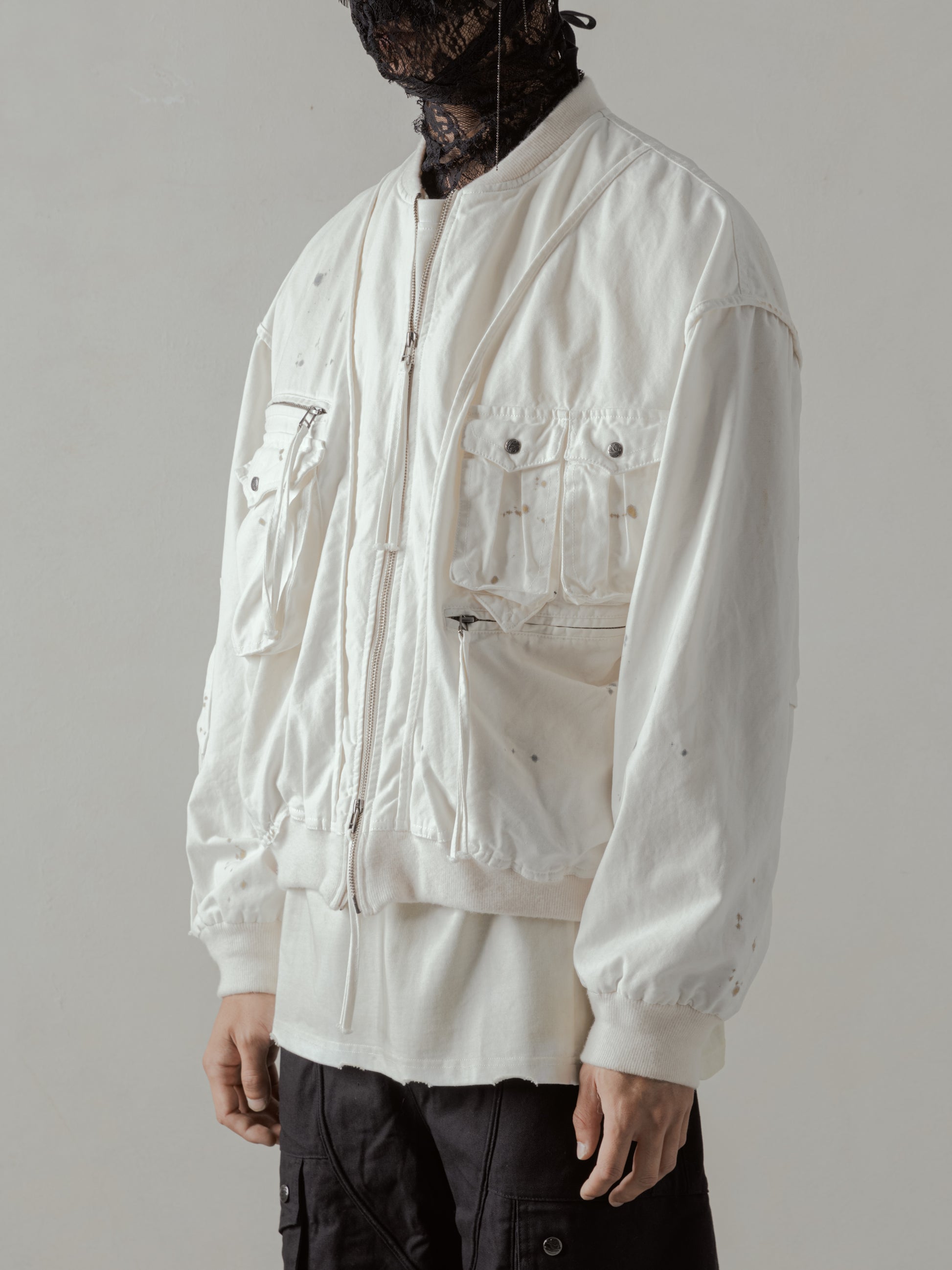 24FW｜Parachute Cargo Bomber (Beige)