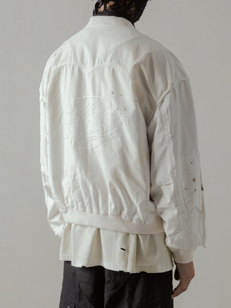 24FW｜Parachute Cargo Bomber (Beige)