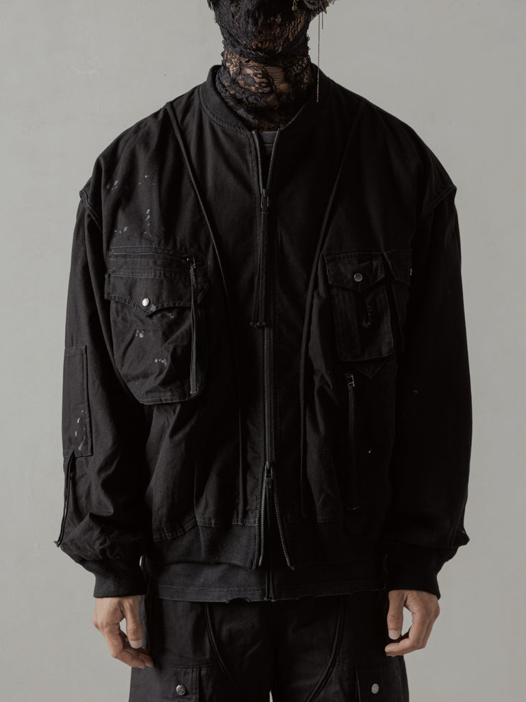 24FW｜Parachute Cargo Bomber (Black)