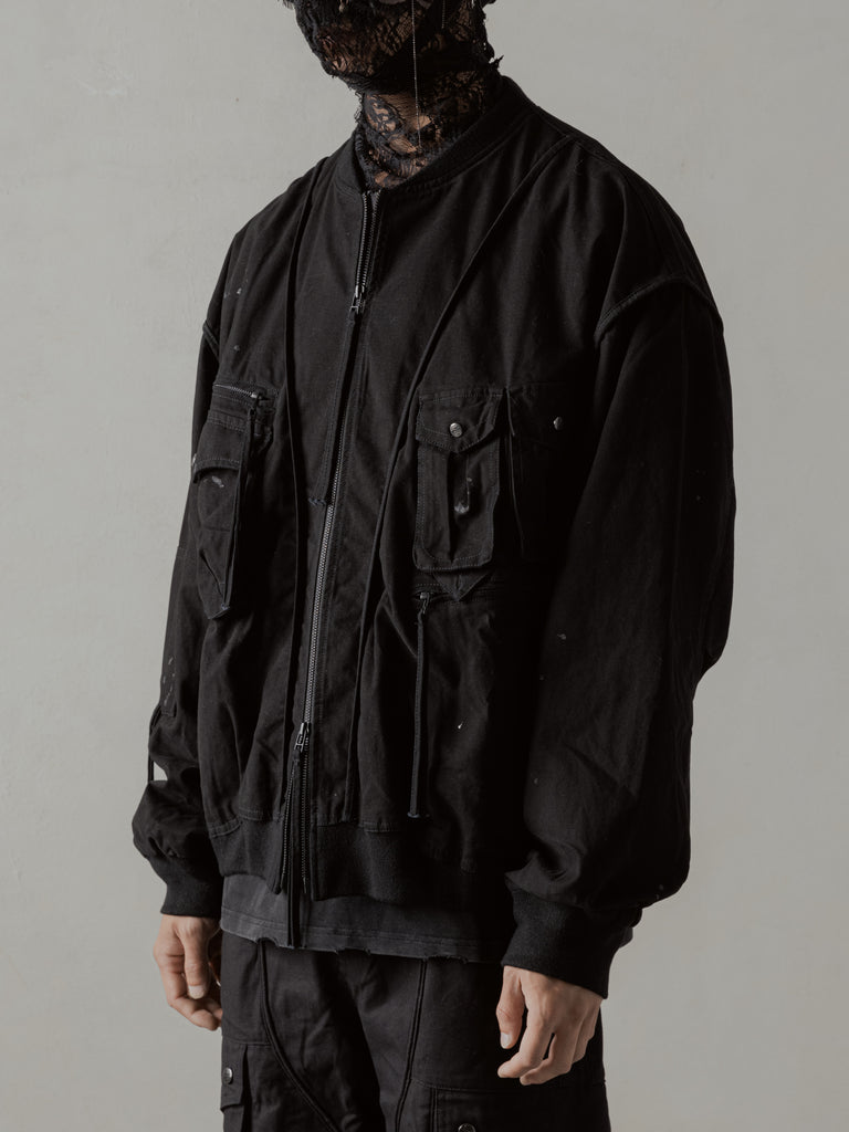 24FW｜Parachute Cargo Bomber (Black)