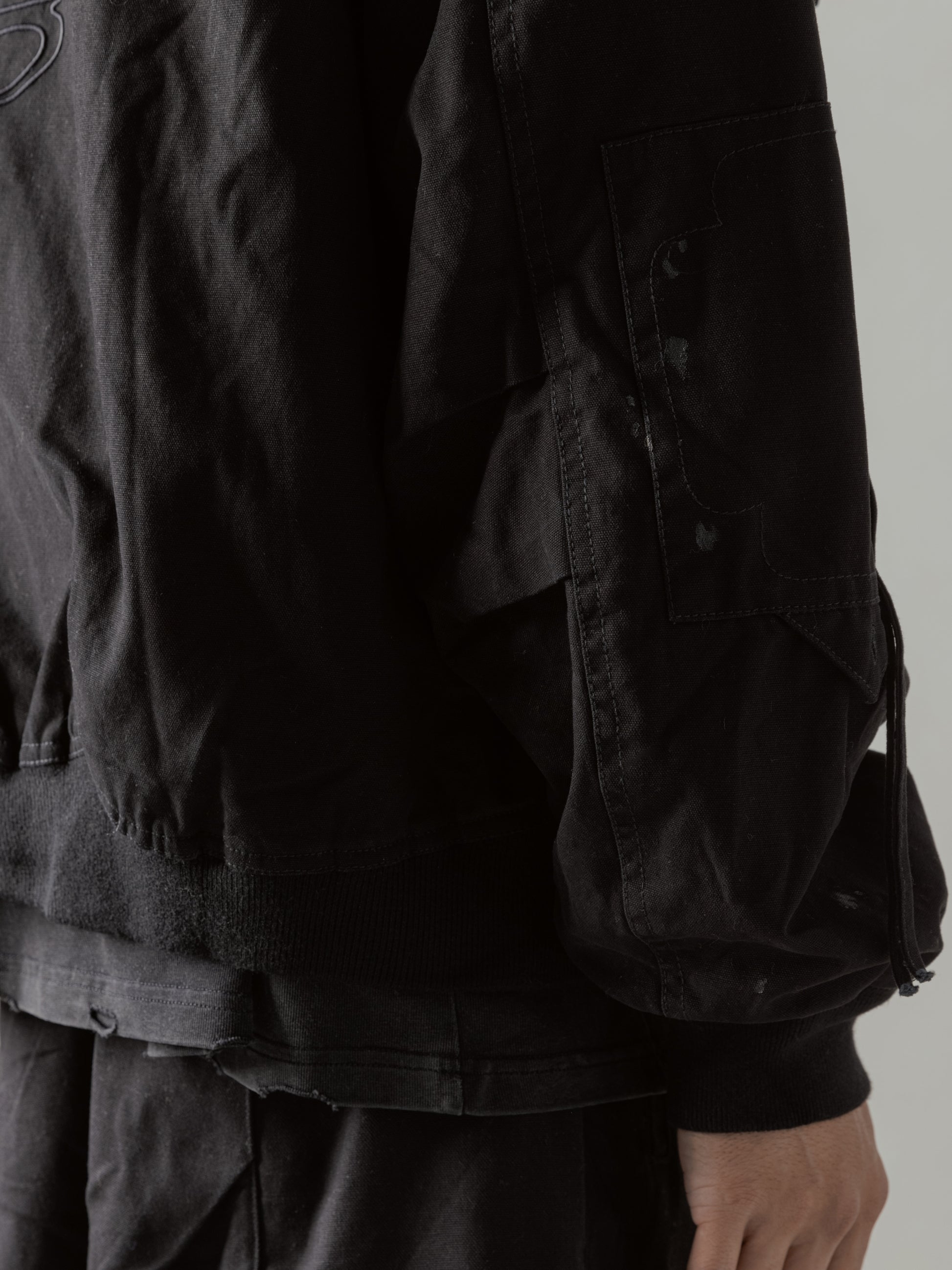 24FW｜Parachute Cargo Bomber (Black)