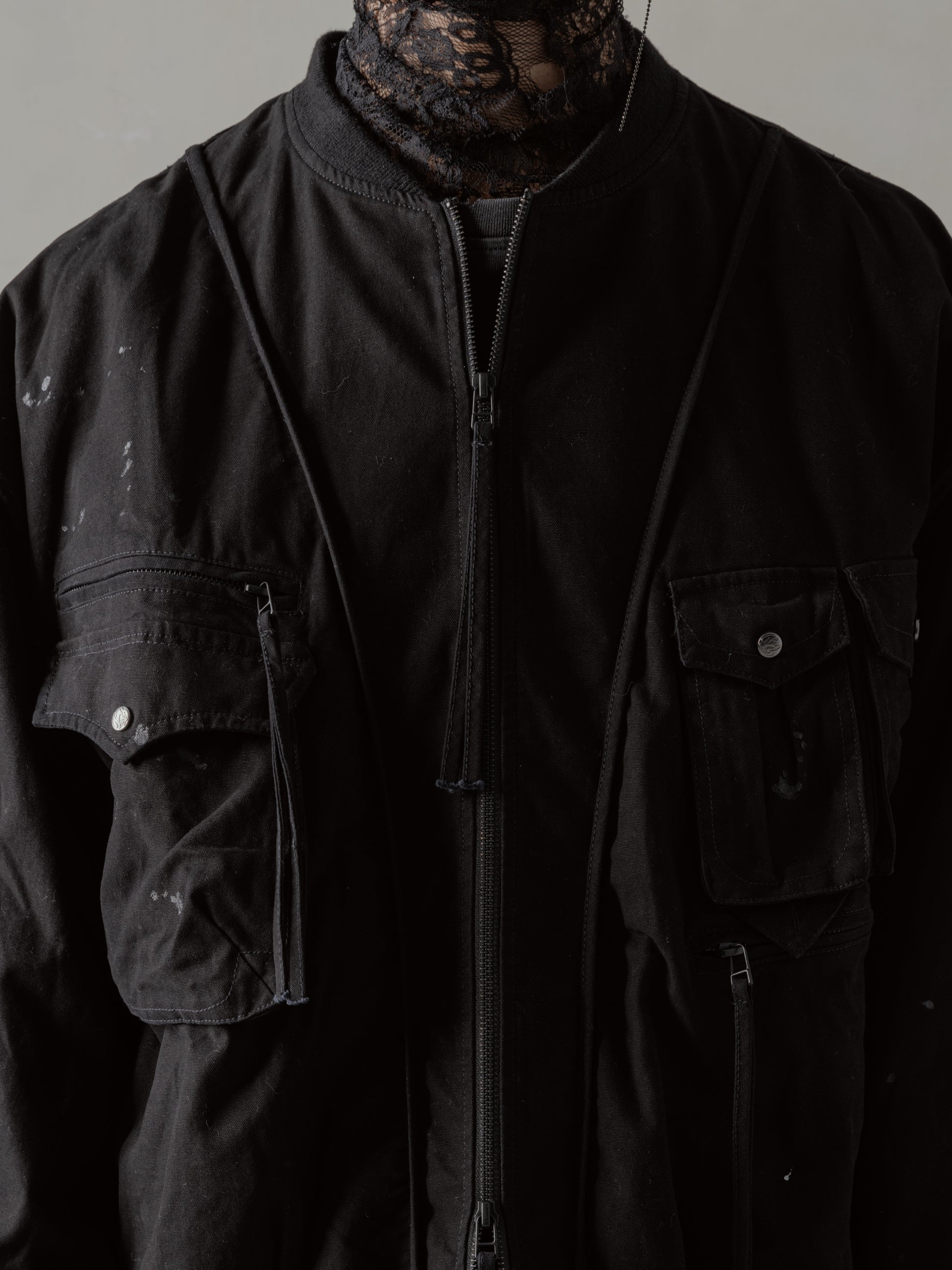 24FW｜Parachute Cargo Bomber (Black)