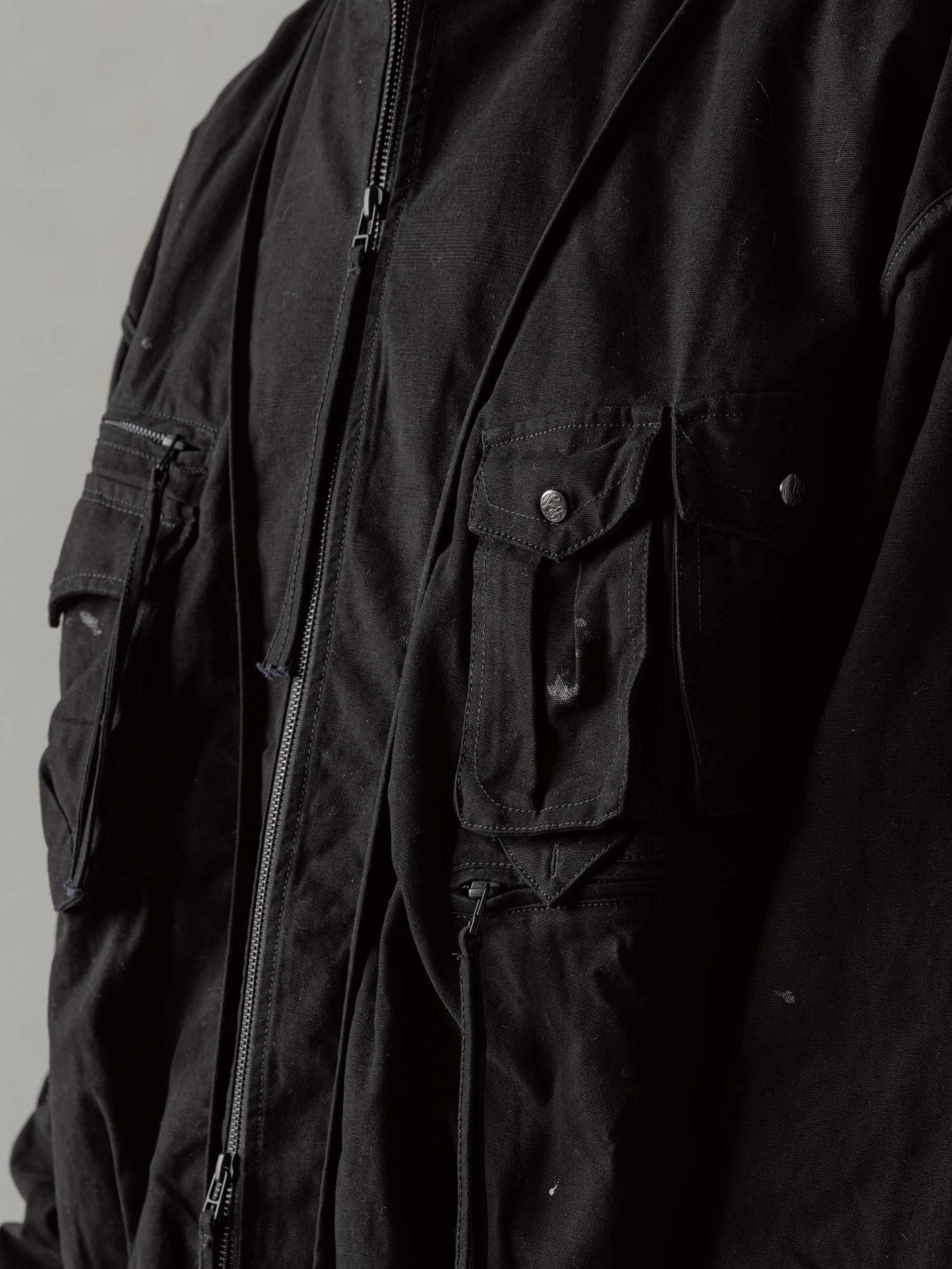 24FW｜Parachute Cargo Bomber (Black)
