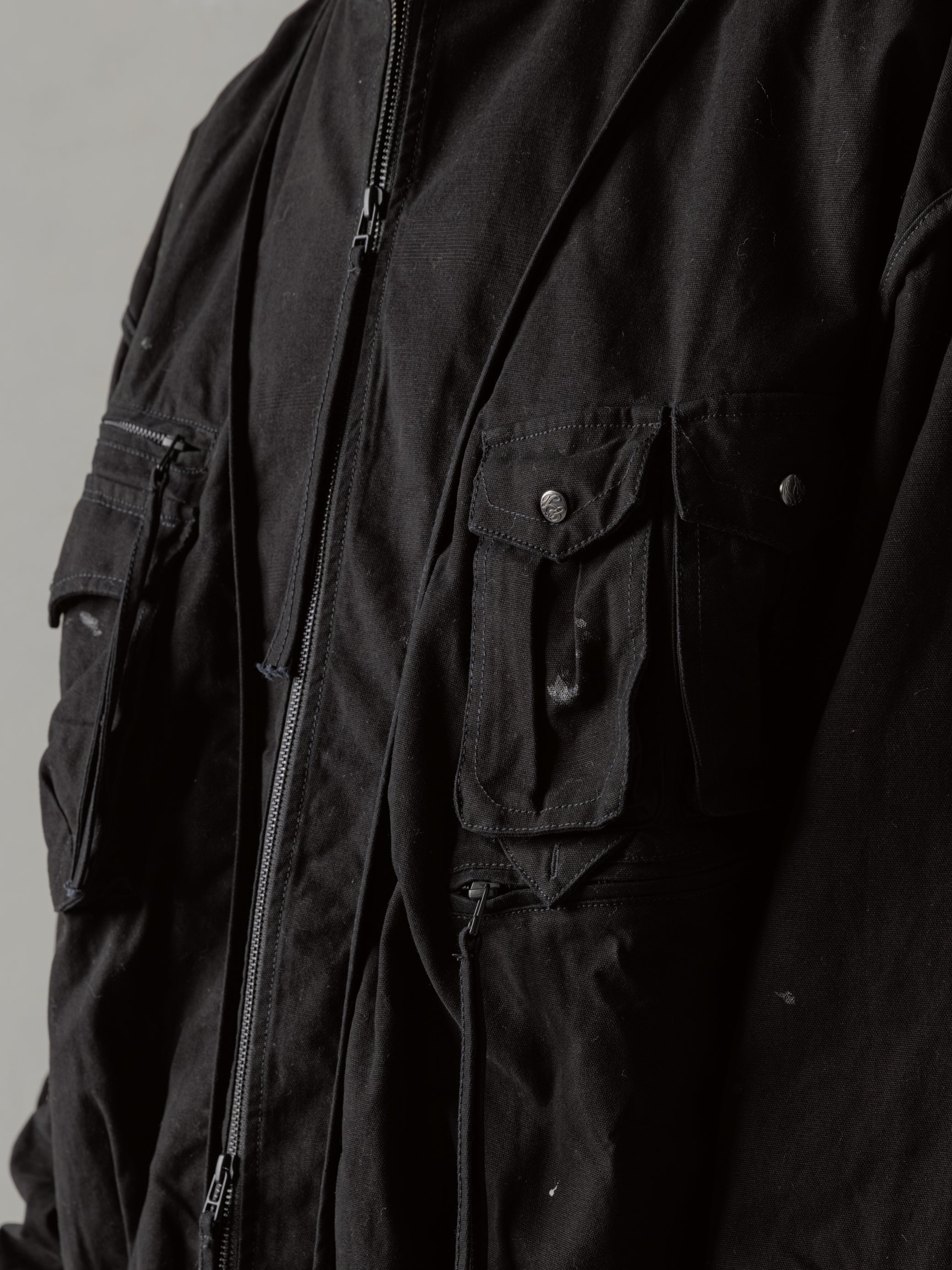 24FW｜Parachute Cargo Bomber (Black)