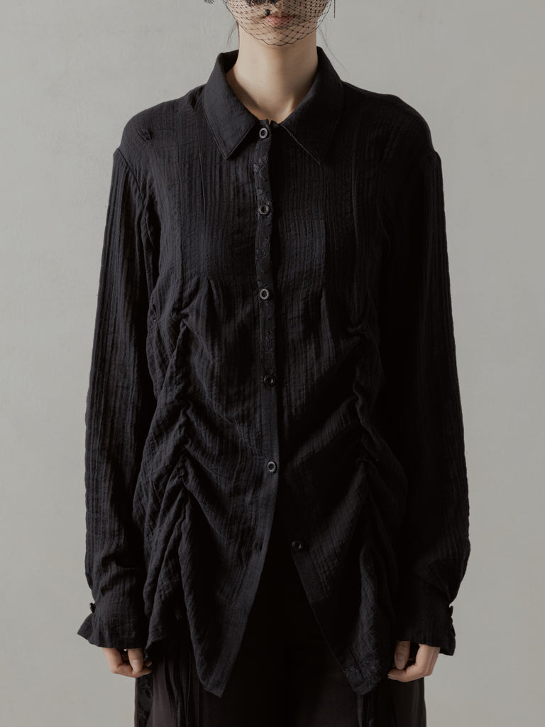 24FW WMS｜Drawstring Shirt