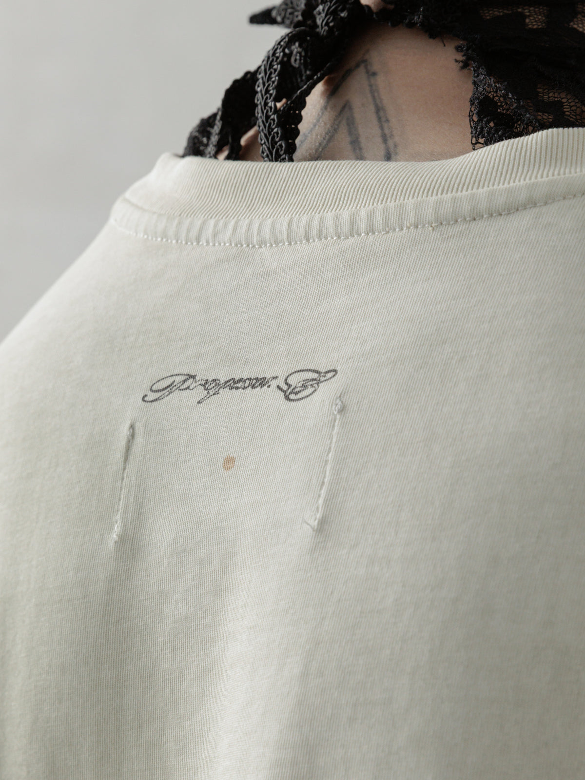 25SS｜Destroyed Tee (Dusty Beige)