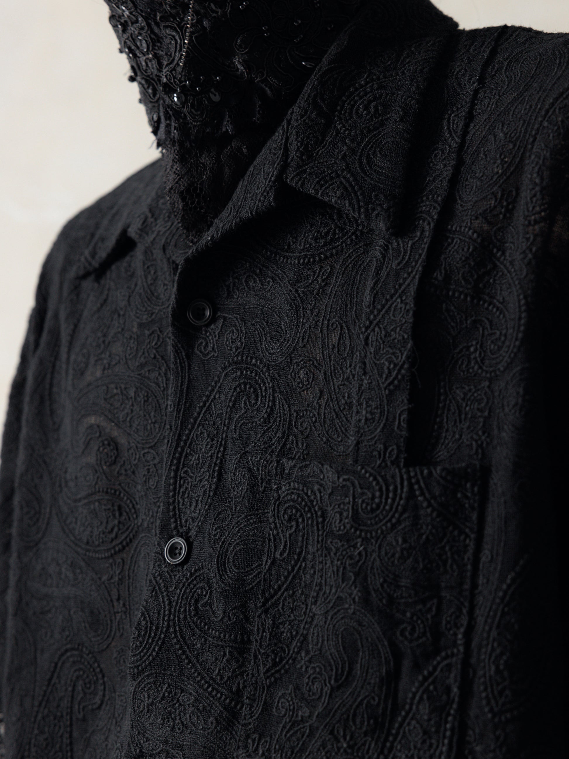 Professor.E｜Lace Shirt (Black)