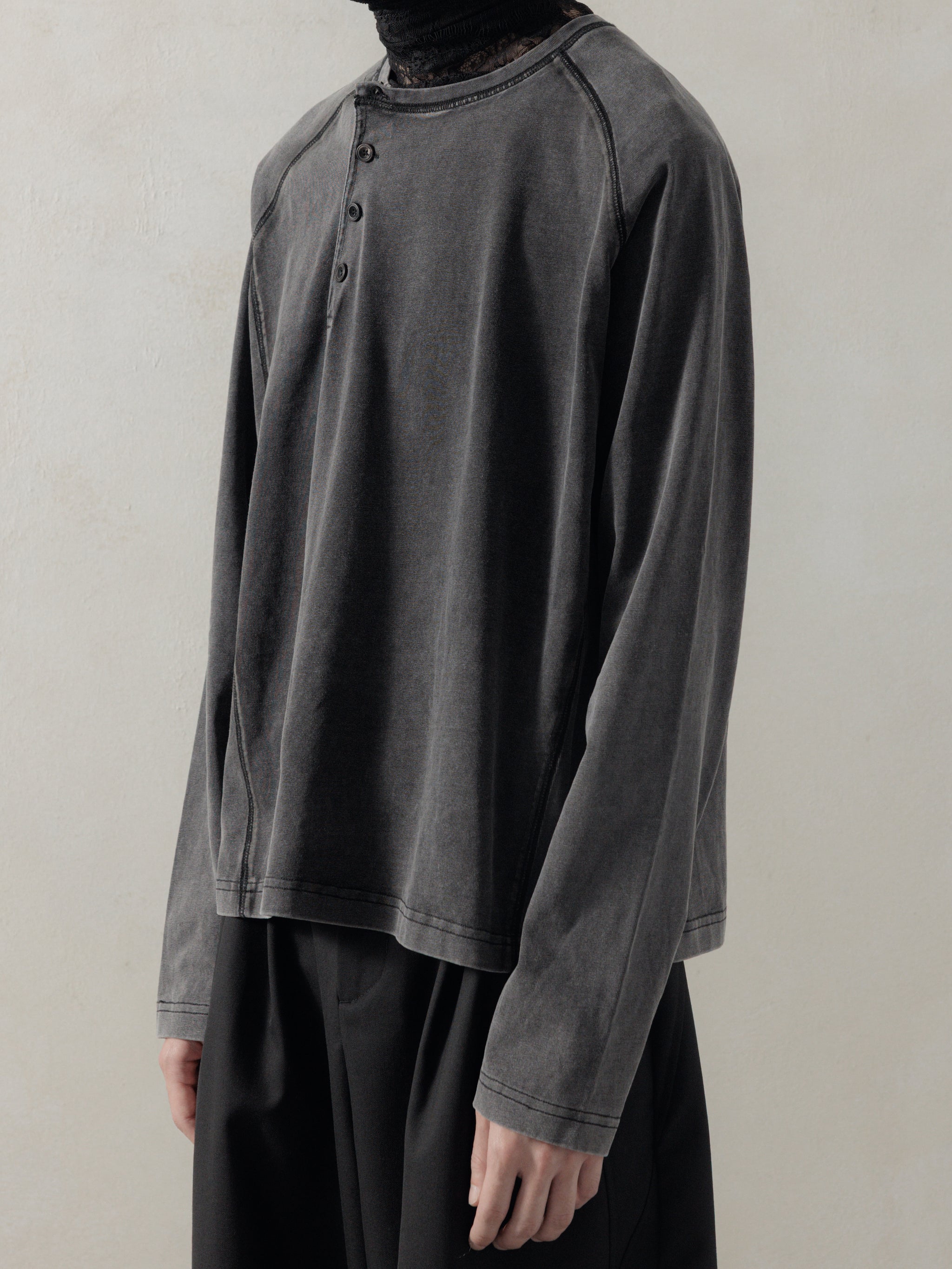 25FW｜Faded Henley – Professor.E