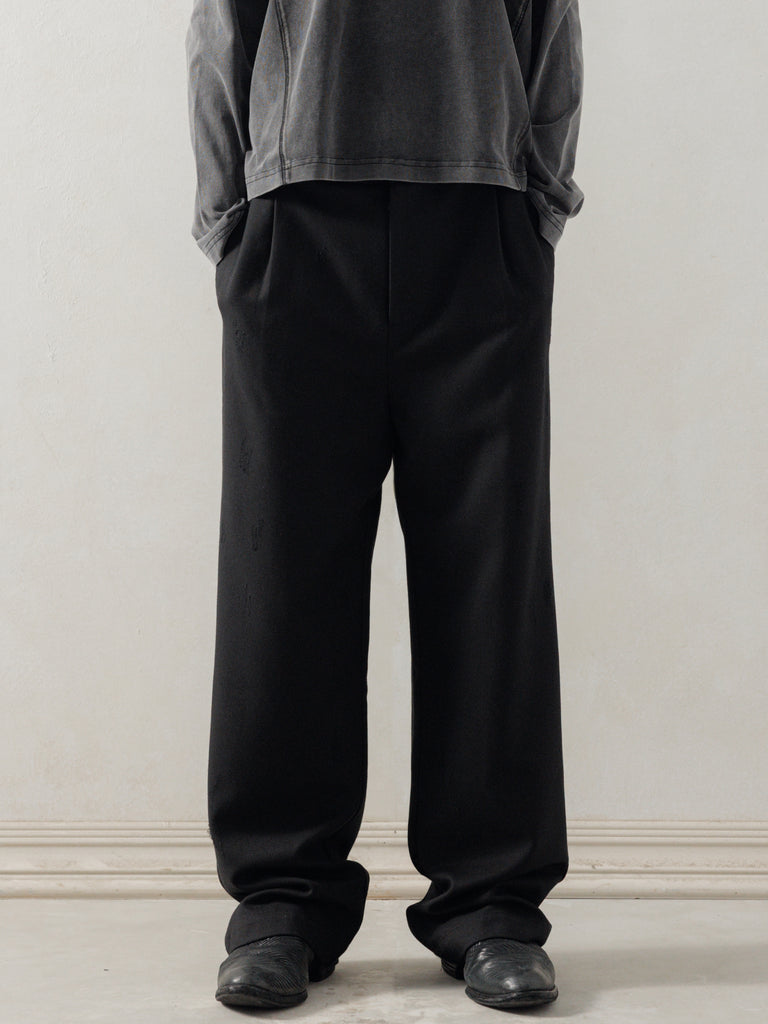 25FW｜Distressed Wool Pants