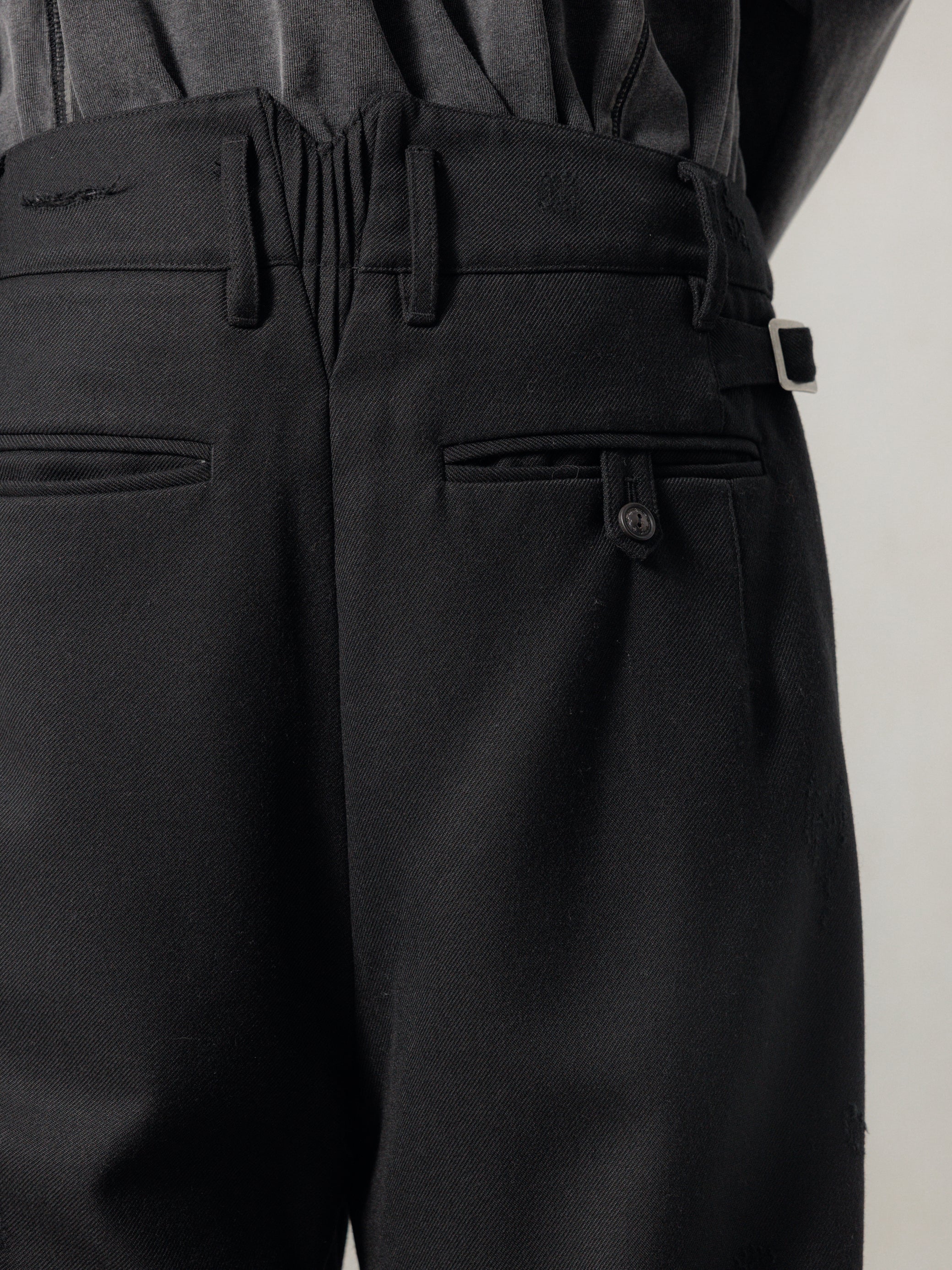 25FW｜Distressed Wool Pants