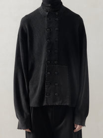 25FW｜Double Breasted Aged Knit