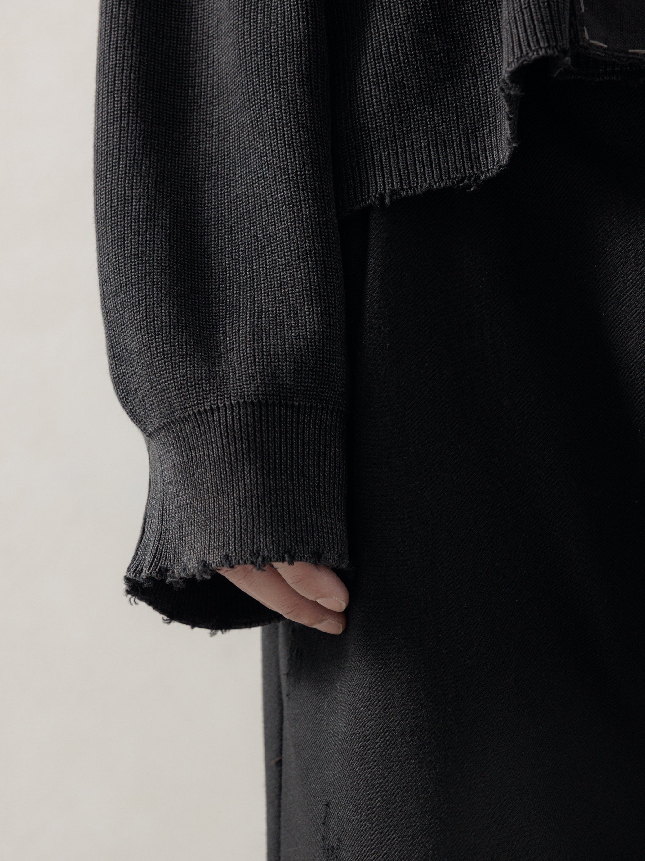 25FW｜Double Breasted Aged Knit