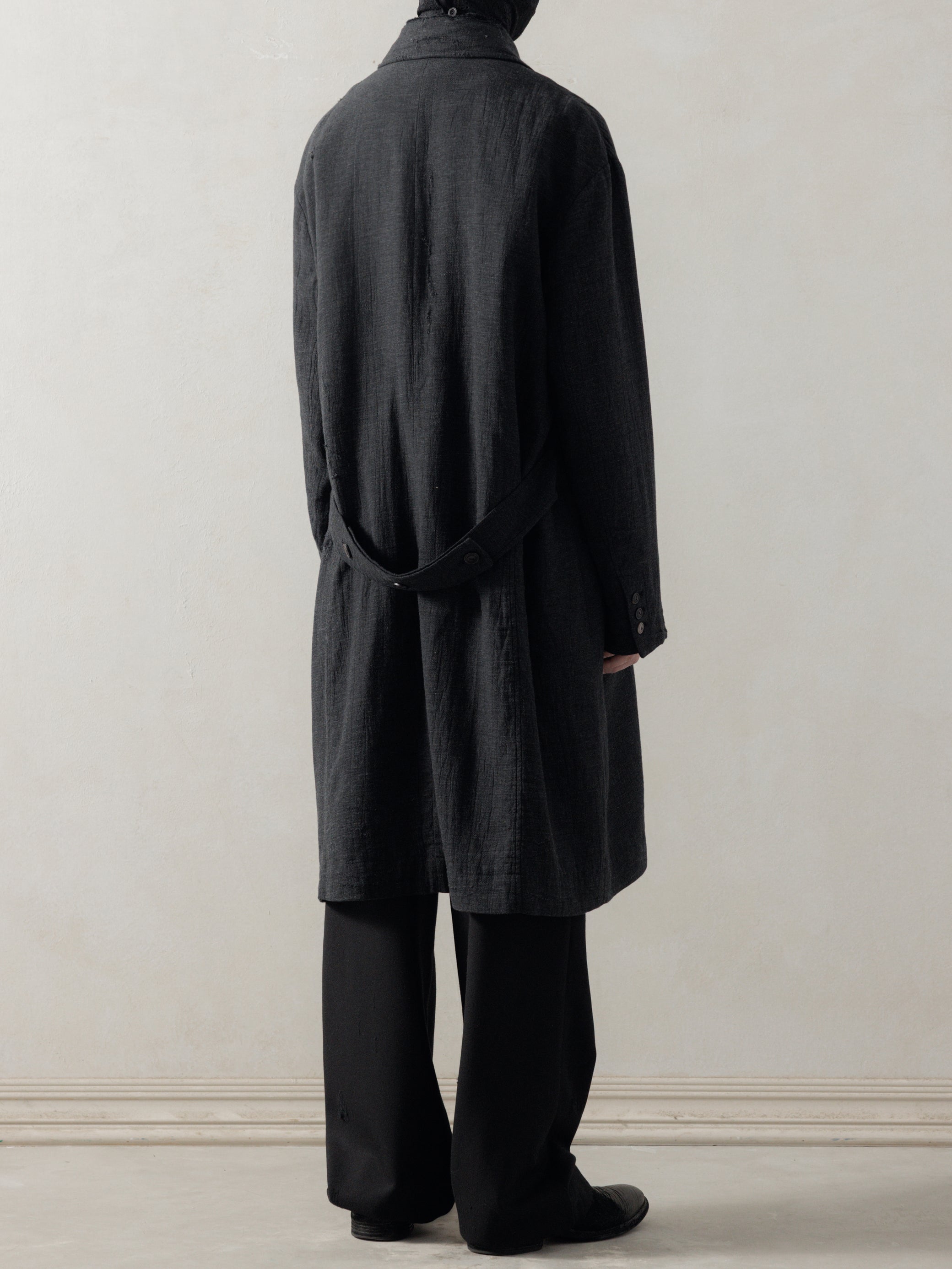 25FW｜Shepherd Double Breasted Distressed Coat