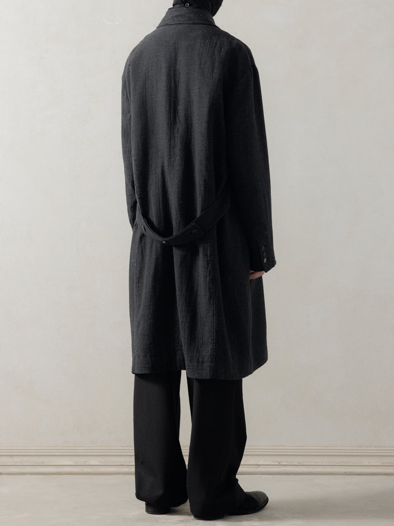 25FW｜Sheperd Double Breasted Distressed Coat