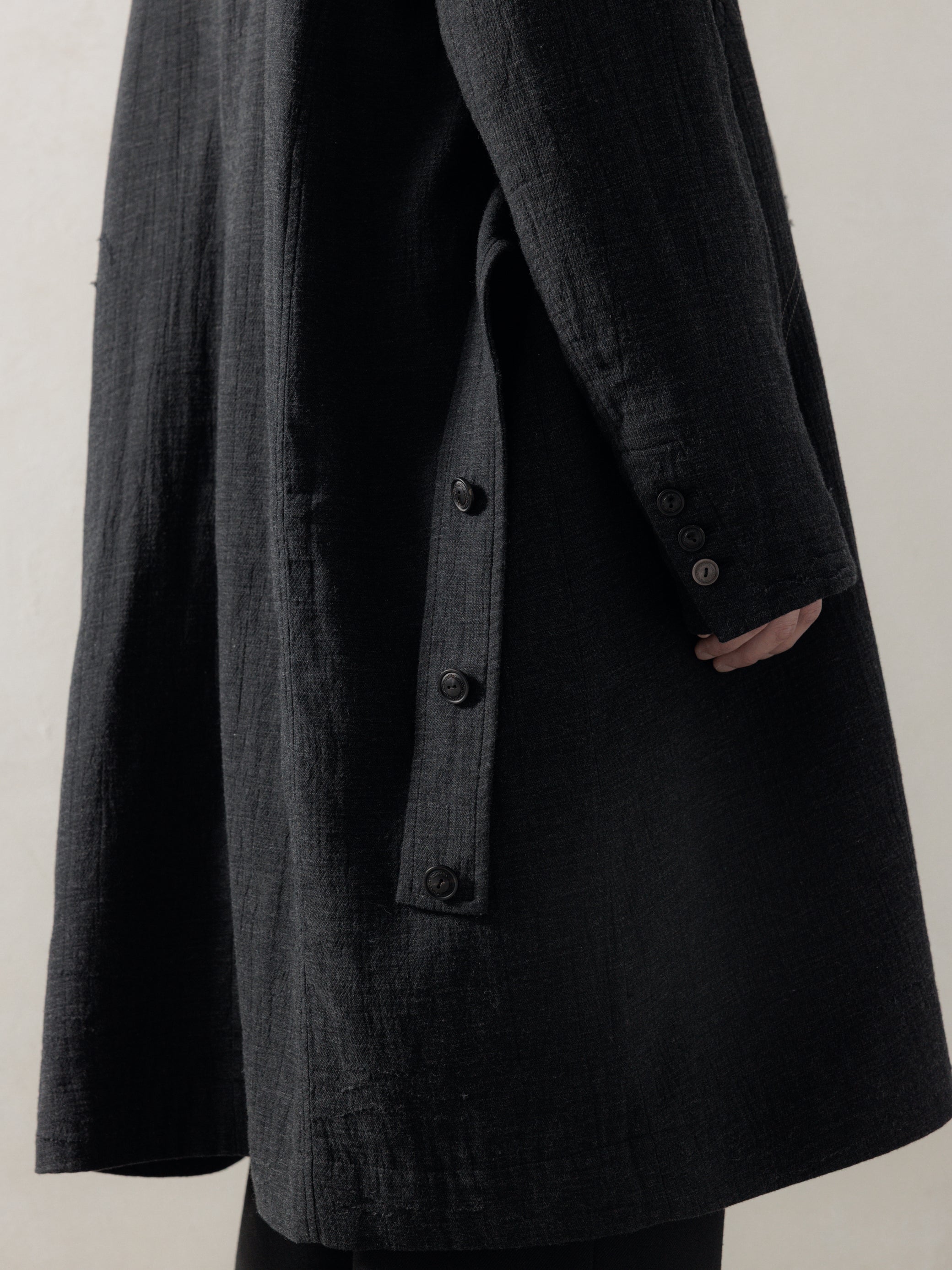 25FW｜Shepherd Double Breasted Distressed Coat