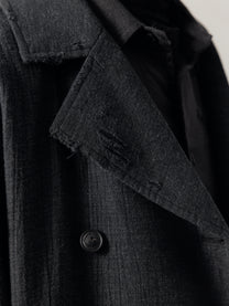 25FW｜Shepherd Double Breasted Distressed Coat