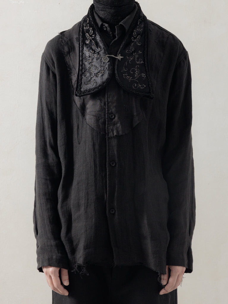 25FW｜Embroidery Collar (Black)