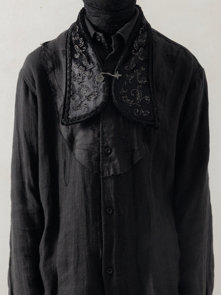 25FW｜Embroidery Collar (Black)
