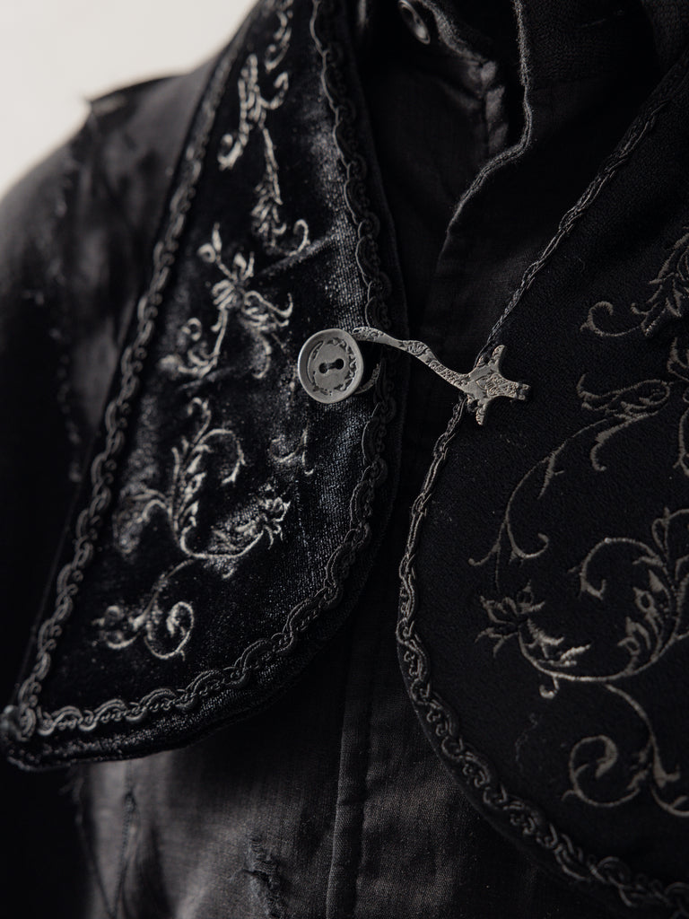 25FW｜Embroidery Collar (Black)