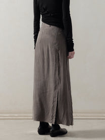 25FW WMS｜Frayed Skirt (Grey)
