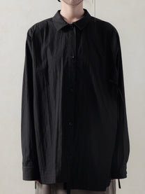 25FW WMS｜Drop Shoulder Shirt (Black)