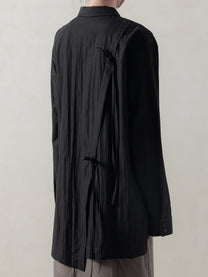25FW WMS｜Drop Shoulder Shirt (Black)