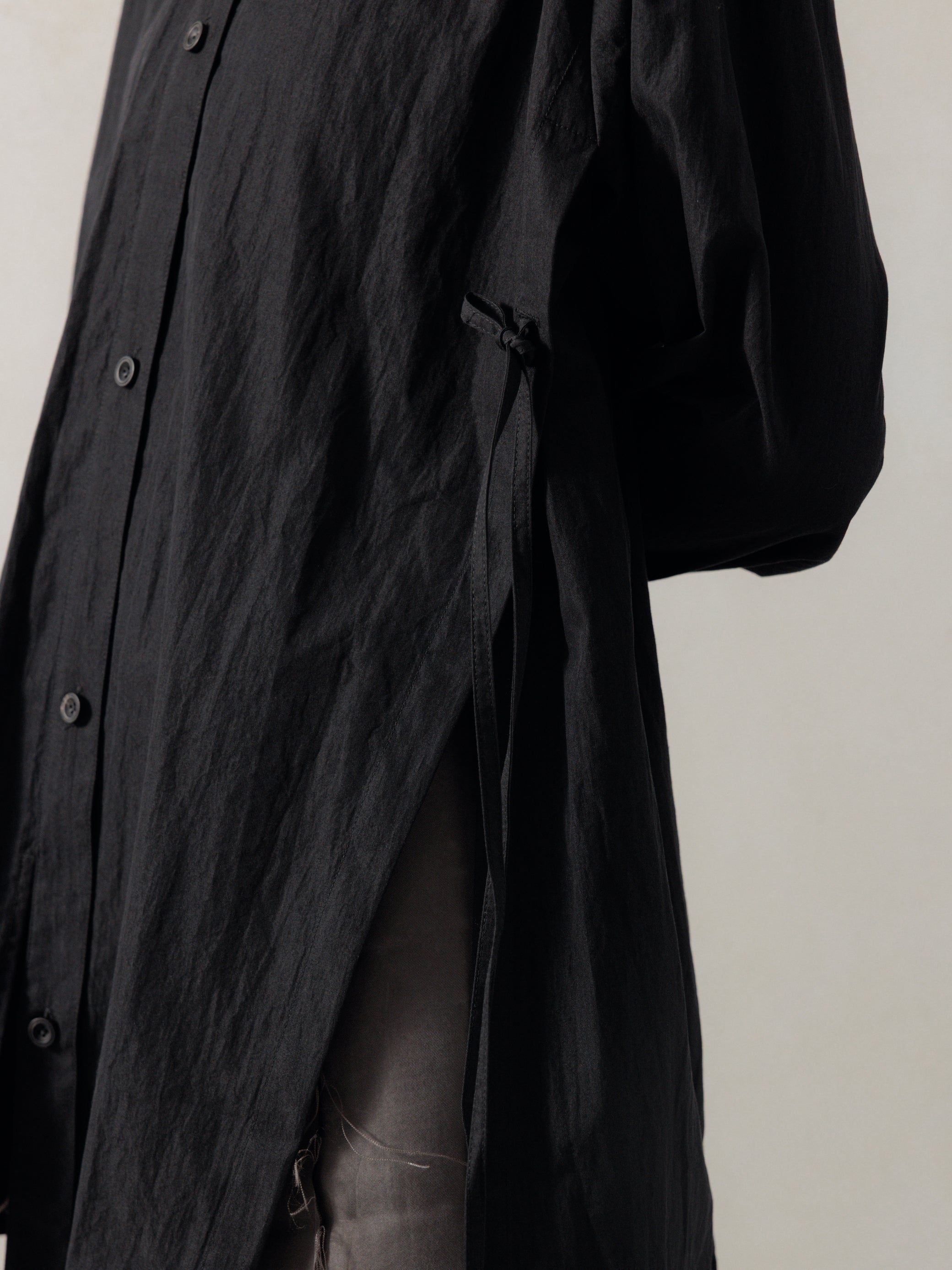 25FW WMS｜Drop Shoulder Shirt (Black)