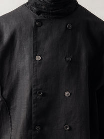 25FW｜Double Breasted Linen Shirt