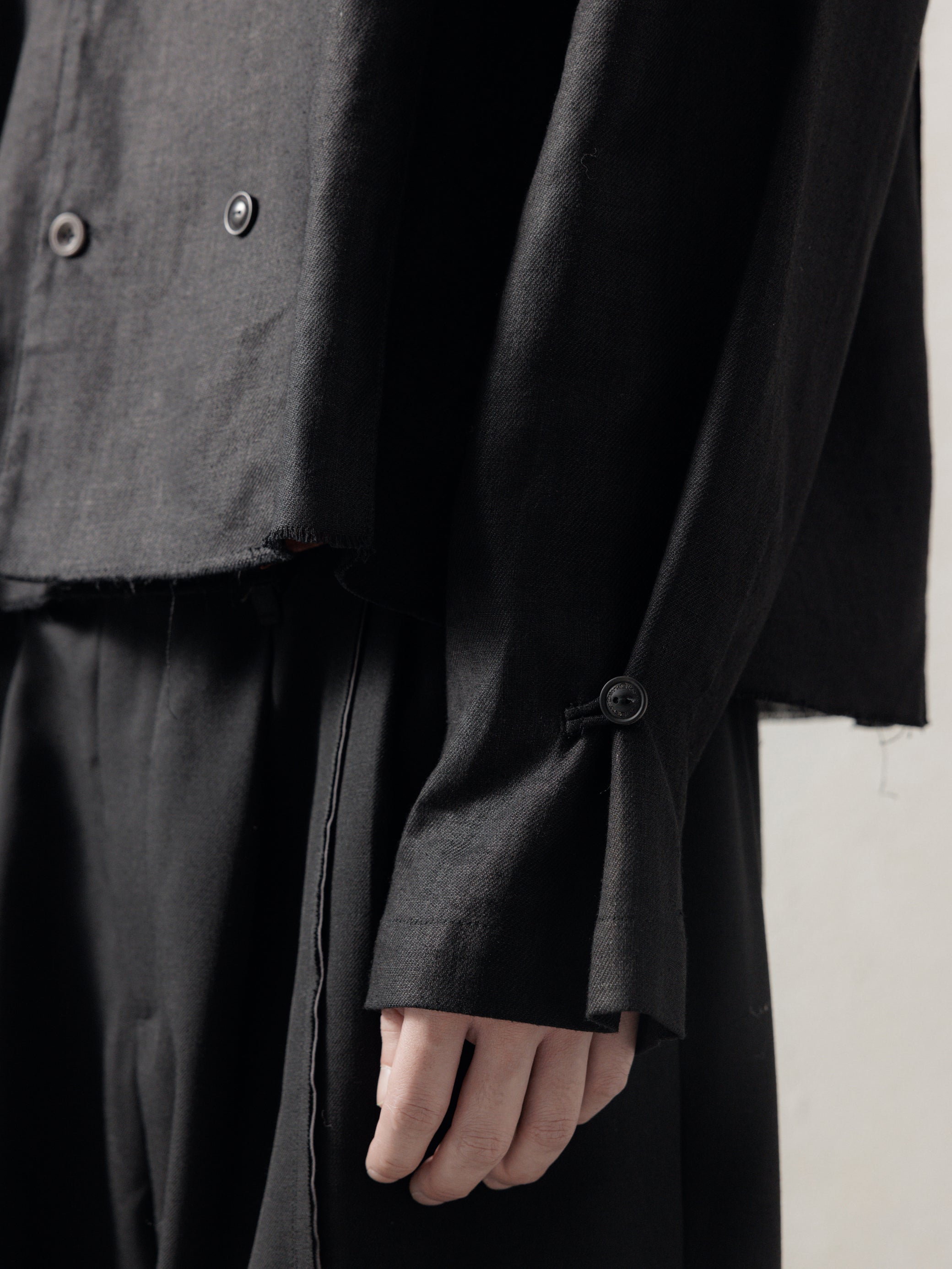 25FW｜Double Breasted Linen Shirt