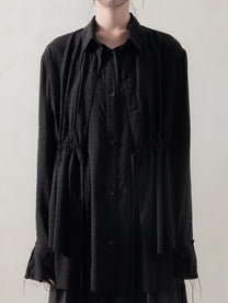 25FW WMS｜Drawstring Layer Shirt