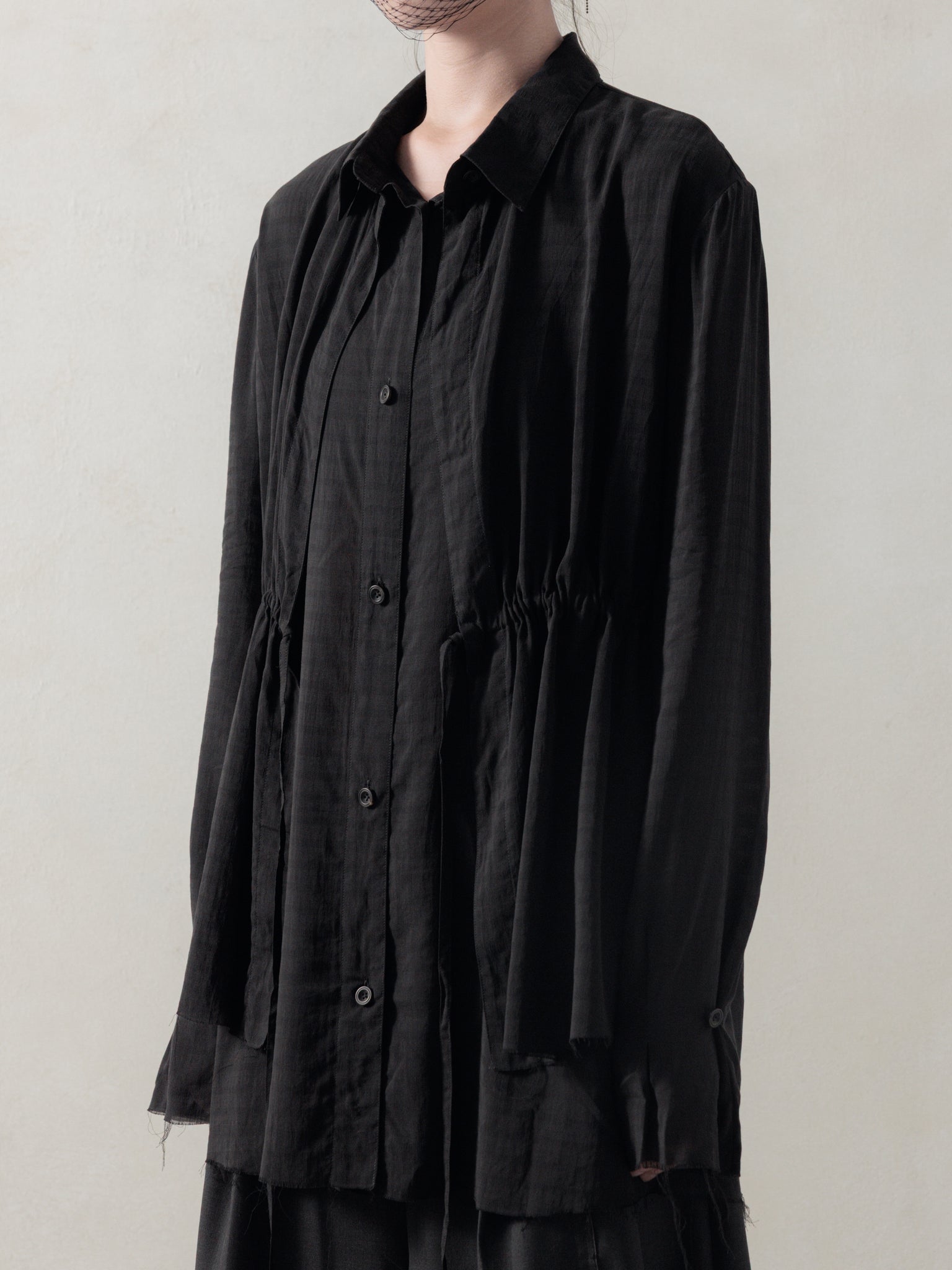 25FW WMS｜Drawstring Layer Shirt