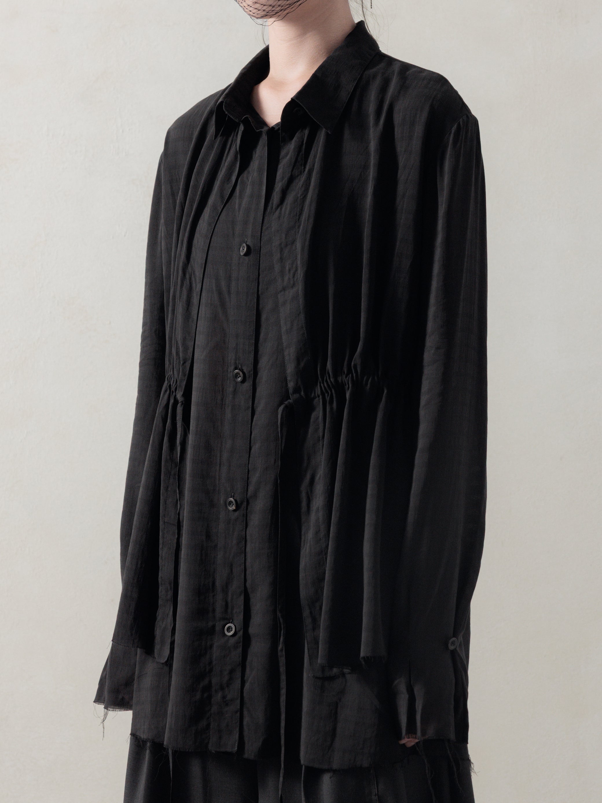 25FW WMS｜Drawstring Layer Shirt