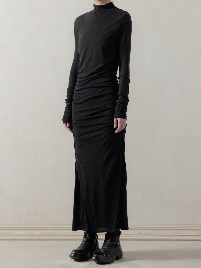 25FW WMS｜Gathered Knit Dress