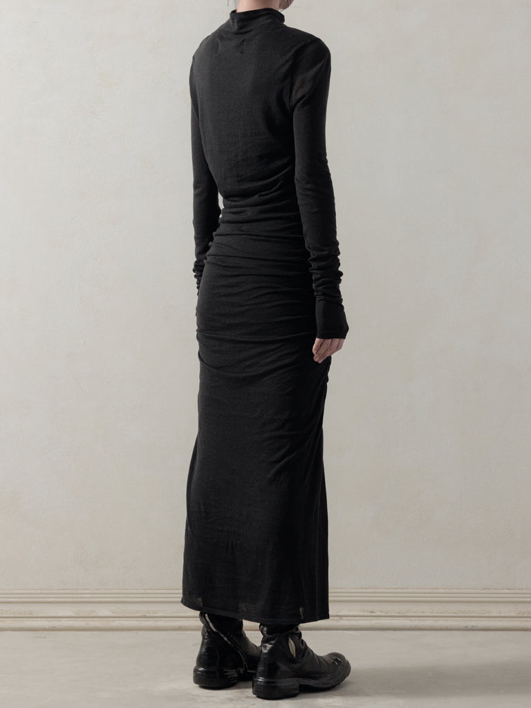 25FW WMS｜Gathered Knit Dress