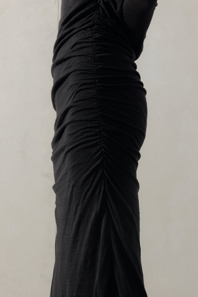 25FW WMS｜Gathered Knit Dress