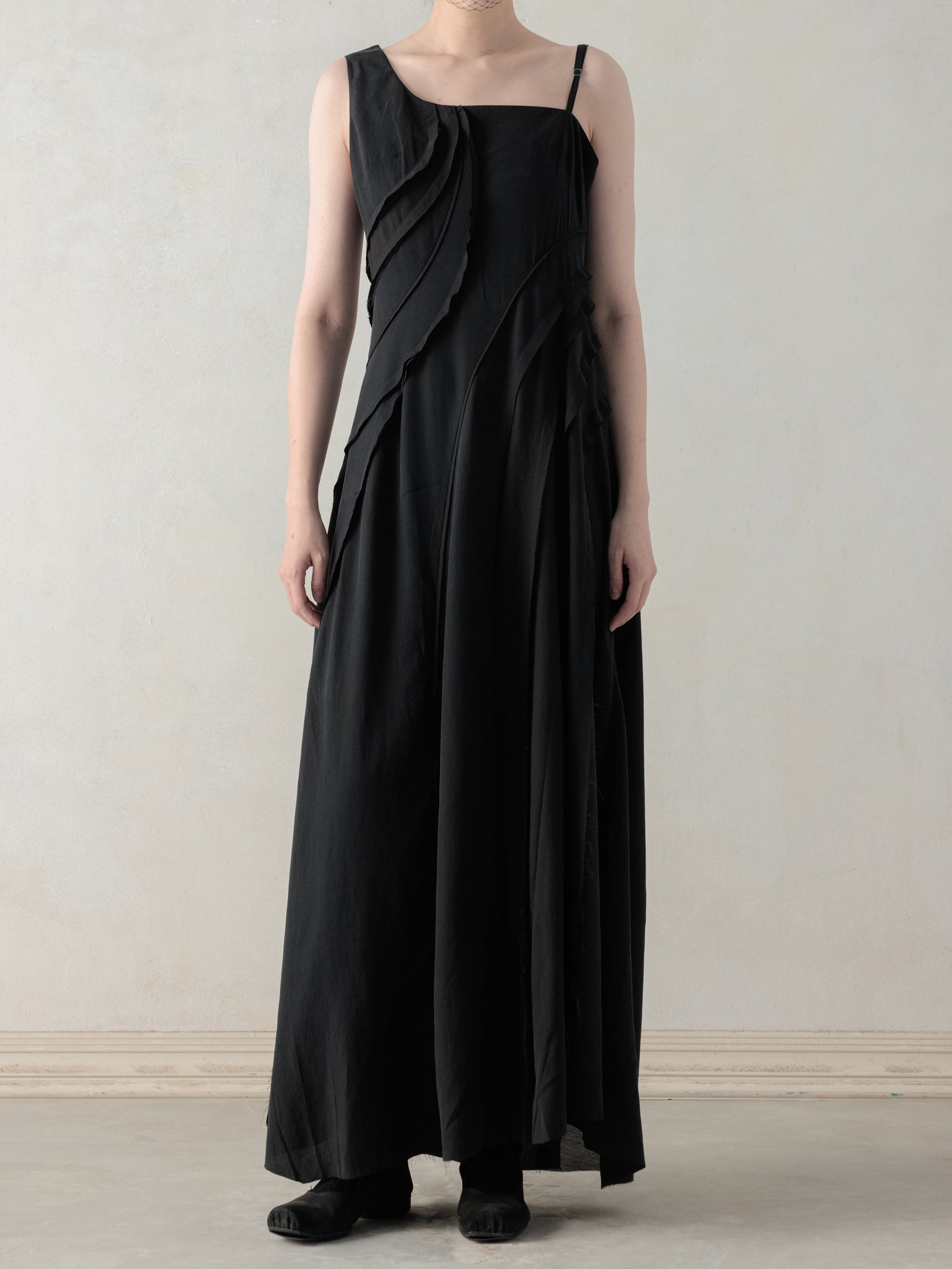 26SS WMS｜Raw Edge Dress