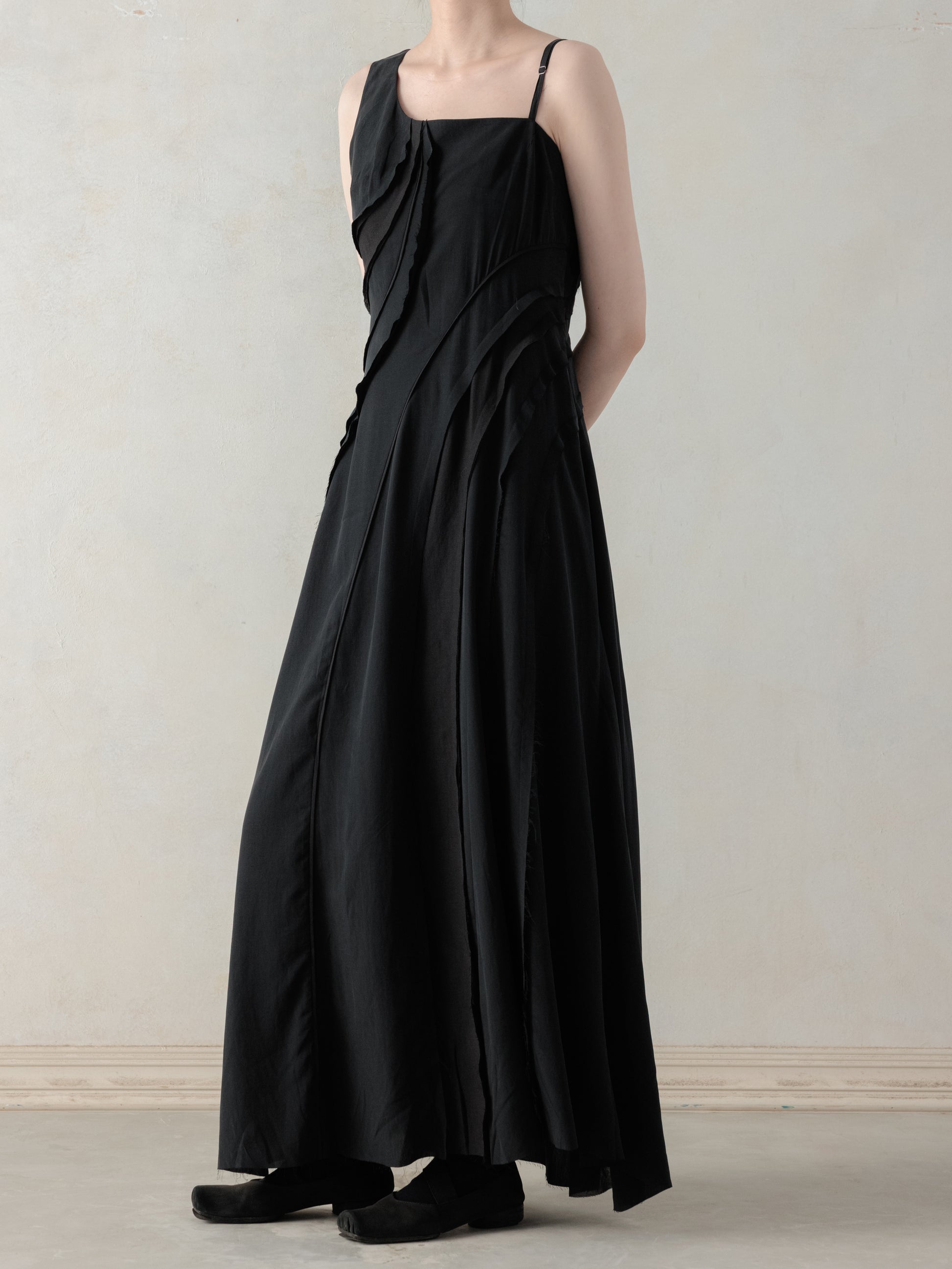 26SS WMS｜Raw Edge Dress