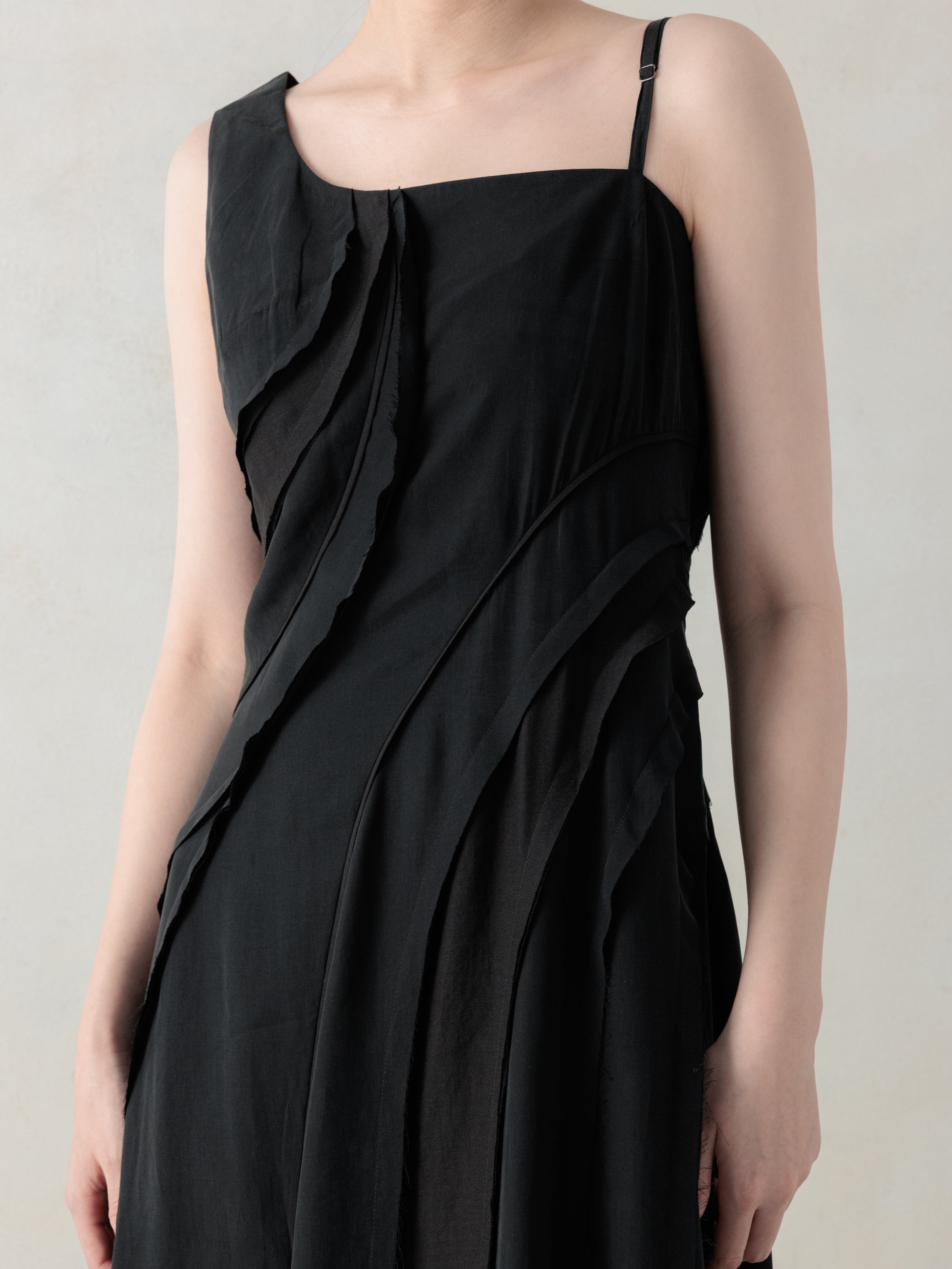 26SS WMS｜Raw Edge Dress