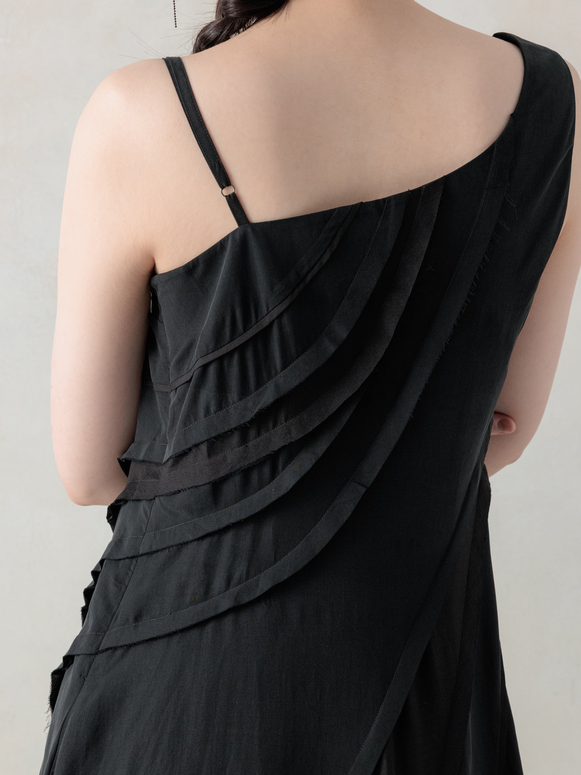 26SS WMS｜Raw Edge Dress