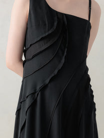 26SS WMS｜Raw Edge Dress