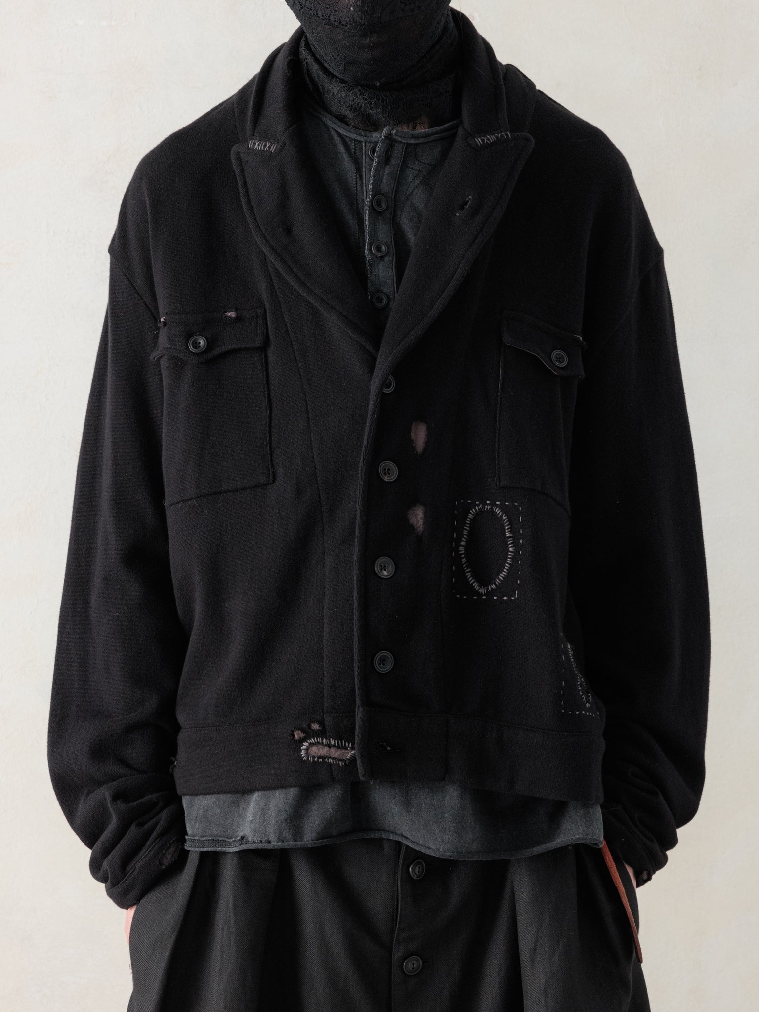 26SS｜Destroyed Knit Work JKT