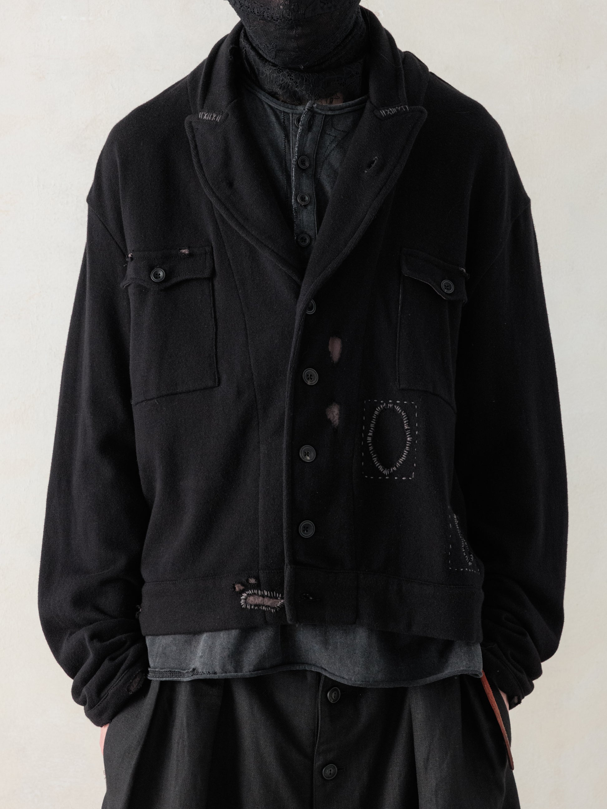 26SS｜Destroyed Knit Work JKT