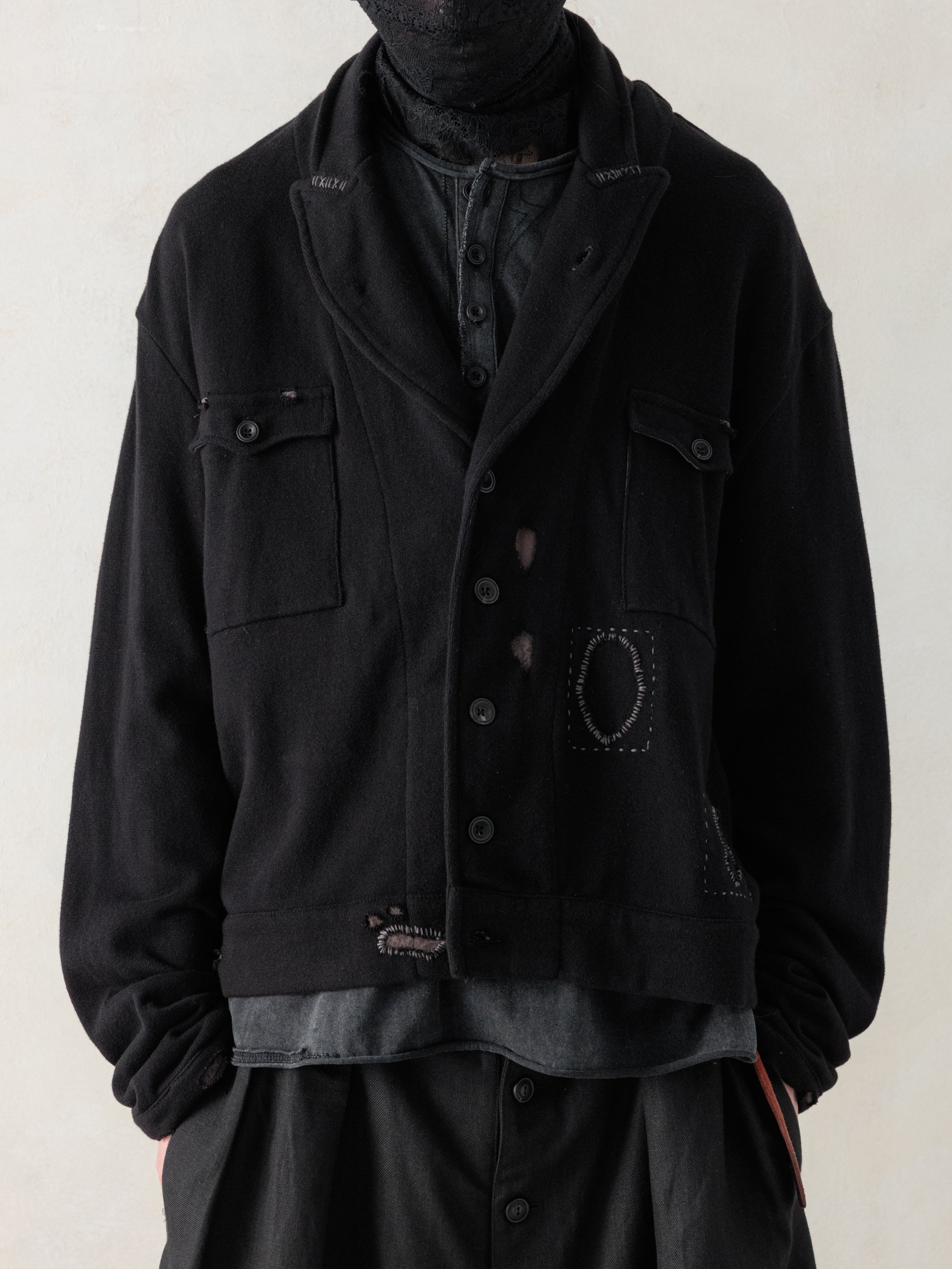 26SS｜Destroyed Knit Work JKT