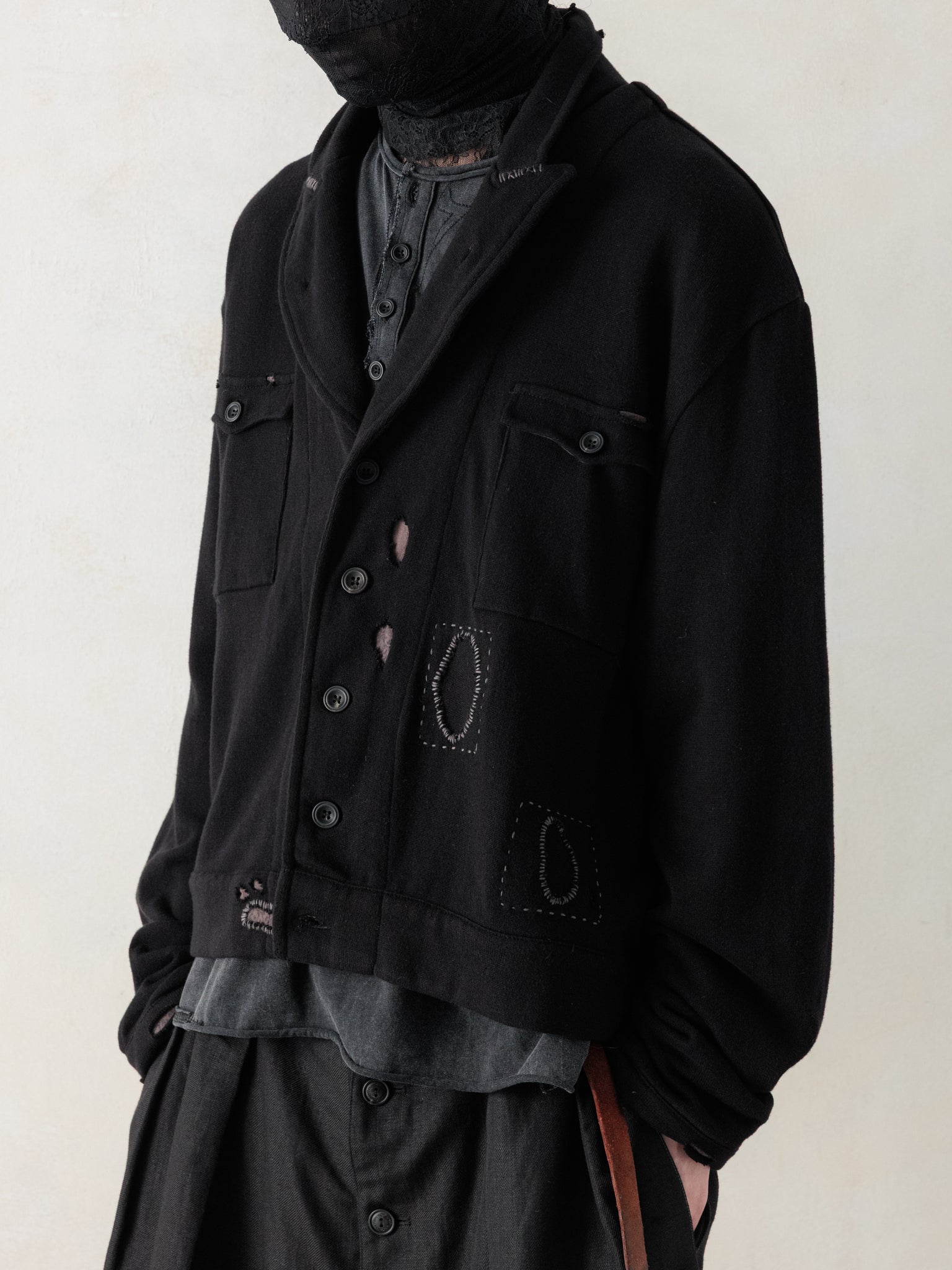 26SS｜Destroyed Knit Work JKT